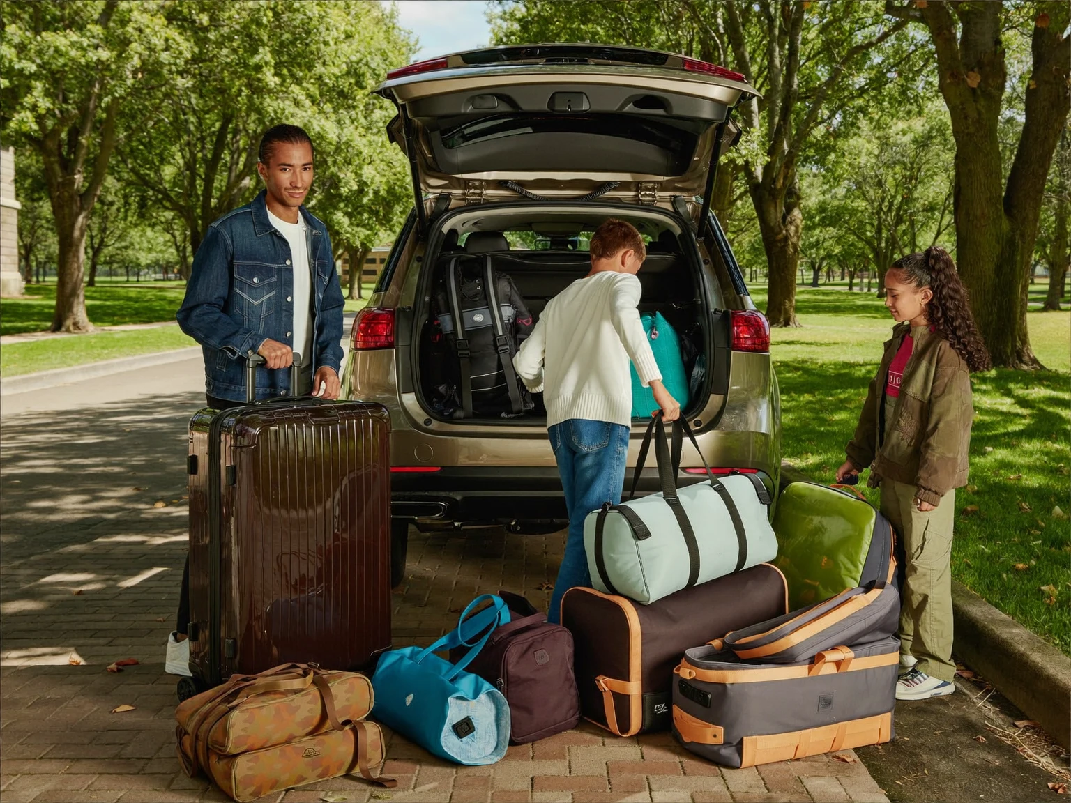 Illustrative Szene rund um Planung einer Outdoor-Reise